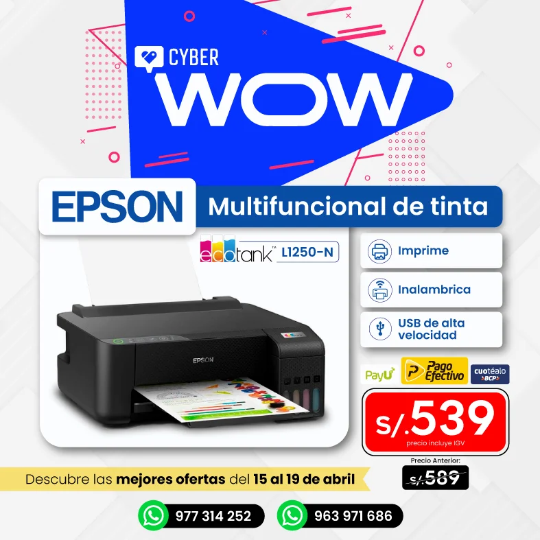 Impresora de tinta Epson EcoTank L1250