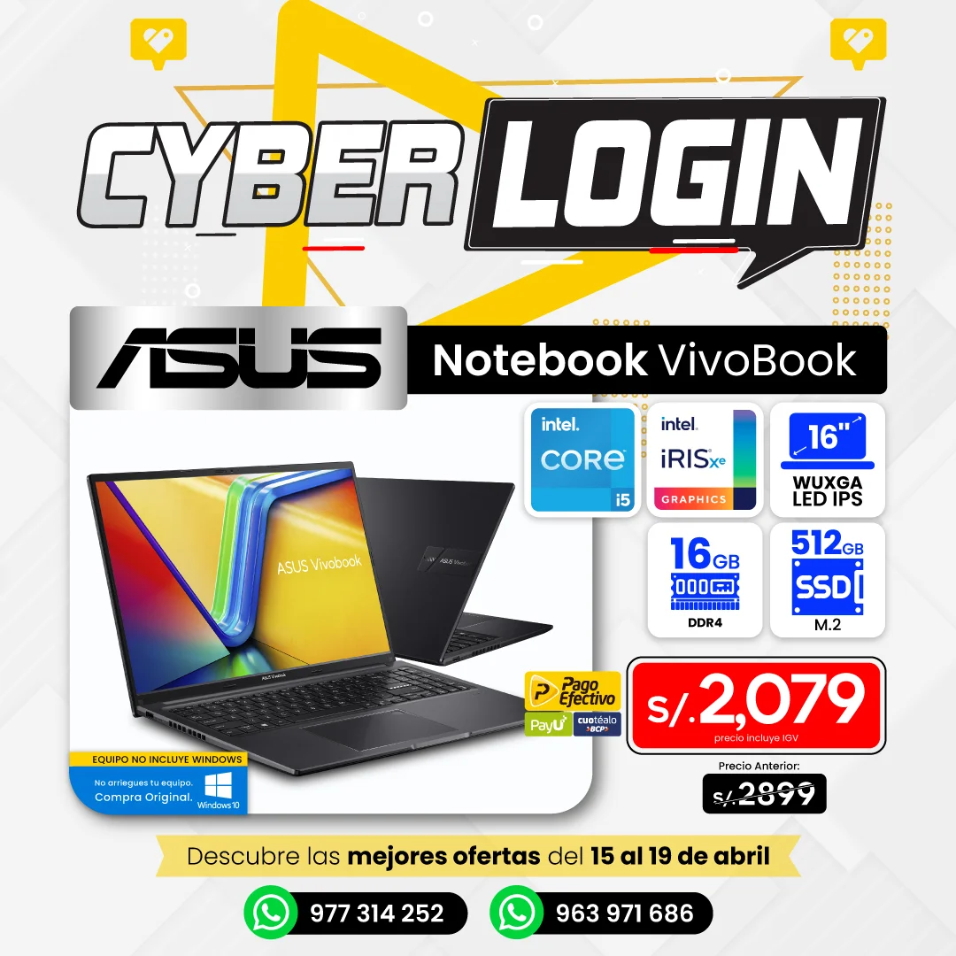 Notebook ASUS X1605ZA-MB292 16.0 WUXGA LED IPS