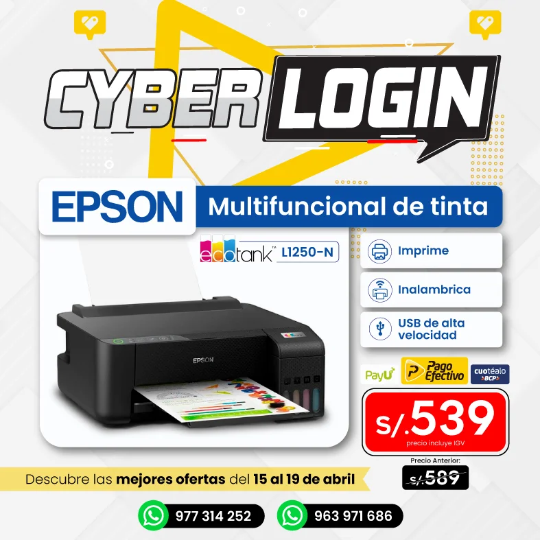 Impresora de tinta Epson EcoTank L1250