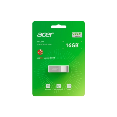 Memoria Flash Usb Acer Uf200-16Gb, Interfaz Usb 2.0