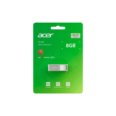 Memoria Flash Usb Acer Uf200-8Gb, Interfaz Usb 2.0