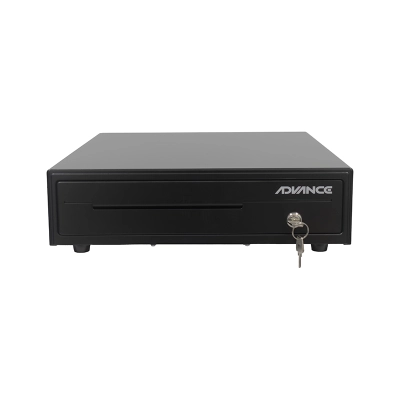 Caja Para Efectivo Advance Adv-5421, 4 Ranuras, Rj11, Negro