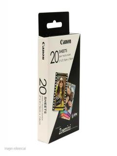 Papel Fotografico Canon Zp-2030-20 Hb (20 Hojas) Para Impresora Mini Ivy,