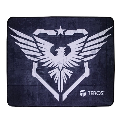 Mouse Pad Teros Te-3014S, Negro Con Diseño