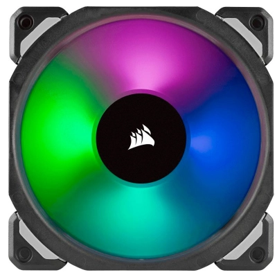 Fan Corsair Ml140 Pro Rgb Led, 14 Cm, 1200 Rpm, 13.2 Vdc, 4 Pines, Pwm Control.