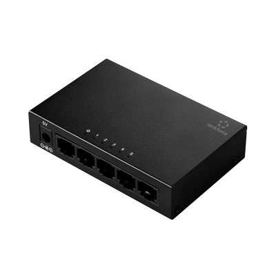 Switch De Red Rj45 Renkforce Rf-Us-500, De 5 Puertos Y 1 Gbit/S