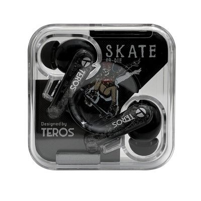 Audífonos Teros Te-8072N, Bluetooth, Tws, Negro