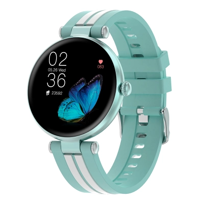 Reloj Inteligente Teros Te-8088G, 1.19" Amoled, Ip68, Bluetooth 5.1, Verde Claro