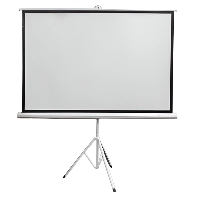 Ecran Con Tripode Teros Te-9063W, 1.56 X 1.17 Metros, 4:3 (80"), Blanco Mate.