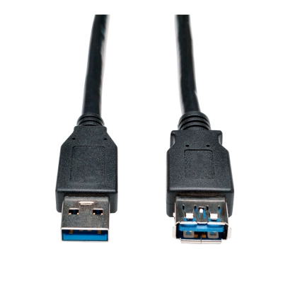 Cable De Extensión Usb 3.0 Superspeed - Usb-A A Usb-A, M/H, Negro, 91 Cm [3 Pies]