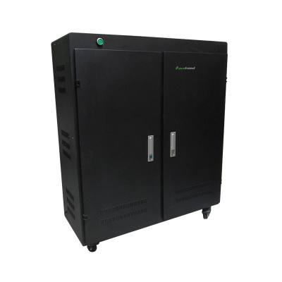 Gabinete De Carga Ecotrend Qp-R30Tc, Negro.
