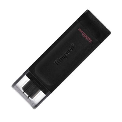 Memoria Flash Usb Kingston Datatraveler 70, 128Gb, Usb-C 3.2 Gen1 Presentación En Colgador