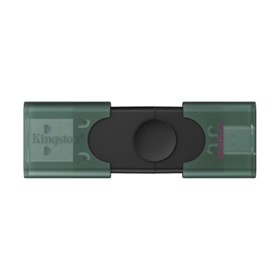 Memoria Flash Usb Kingston Datatraveler Duo, 256Gb Usb 3.2 Gen 1, Color Negro Mate