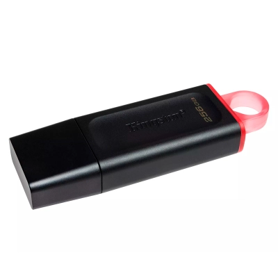 Memoria Flash Usb Kingston Datatraveler Exodia 256Gb, Usb 3.2 Gen 1, Color Rojo.