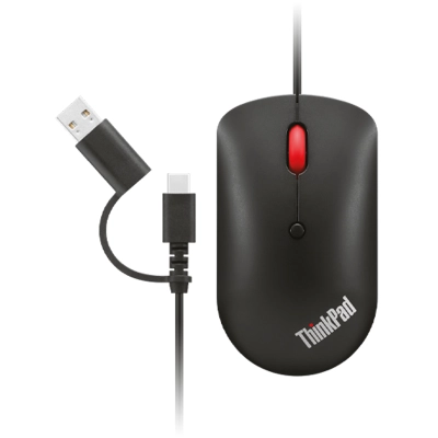 Mouse Compacto Lenovo Thinkpad, Interfaz Usb-C