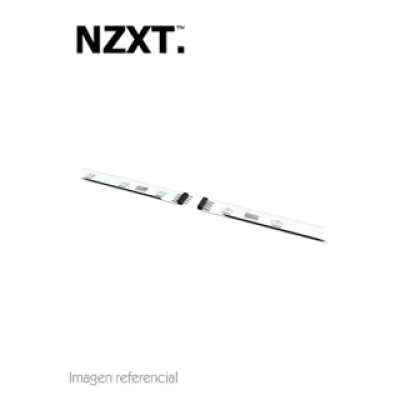 Kit De Extensión Nzxt Hue, Led Rgb, Cables De 30 Cm Y 10 Cm, Cinta De Doble Pega.