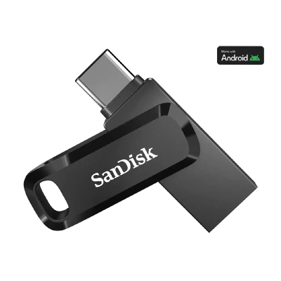 Memoria Flash Usb Sandisk Ultra Dual Drive Go 64 Gb, Usb 3.2 Gen 1, Color Negro