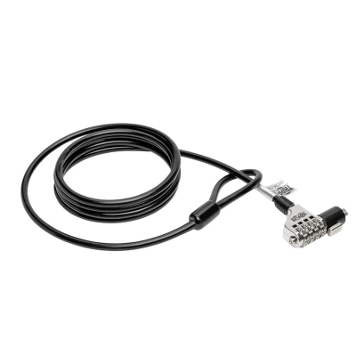 Candado De Seguridad De Combinación Para Laptop Tripp-Lite Sec6C, 1.83 M, Negro.
