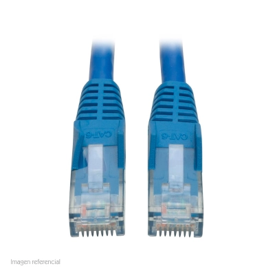 Cable Patch Moldeado Tripp-Lite Snagless Cat6 Gigabit (Rj45 M/M), Azul, De 1.52 Mts.