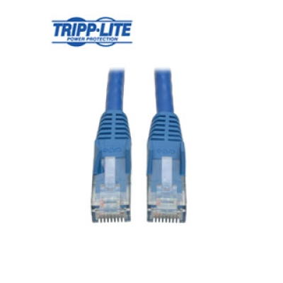 Cable Patch Moldeado Tripp-Lite Snagless Cat6 Gigabit (Rj45 M/M) - Azul, De 2.13 Mts.