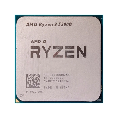 Procesador Amd Ryzen 3 5300G, 4.00 / 4.20 Ghz, 8Mb L3, 4 Core, Am4, 7Nm, 65W.