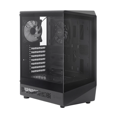 Case Gamer Teros Te-1321G, Mid Tower, Usb 3.0 / Usb 2.0, Audio, Ventilador Argb, Negro