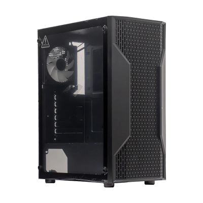 Case Sin Fuente Gamer Teros Te-1332G, Mid Tower, Itx / Micro-Atx / Atx, Usb-A, Audio