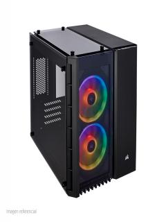 Case Gamer Corsair Crystal 280X Rgb , Mid Tower, Atx, Usb 3.0, Audio, Negro.