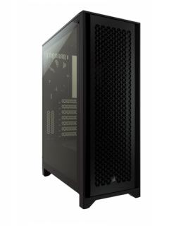 Case Corsair Semitorre 4000D Airflow, Mid Tower, Atx, Negro.