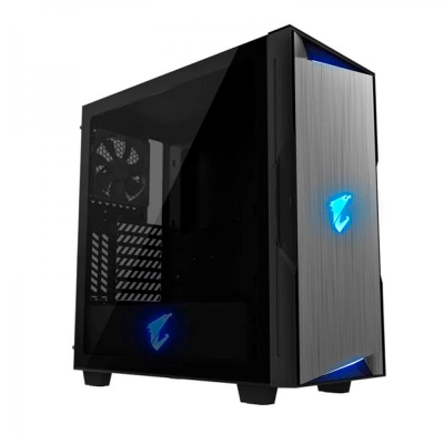 Case Gigabyte Aorus C300 Glass, Mid-Tower, Atx, Negro.