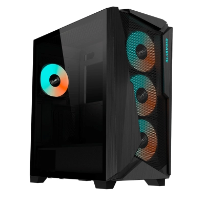 Case Gigabyte Aorus C301 Glass, Mid-Tower, Atx, Negro.