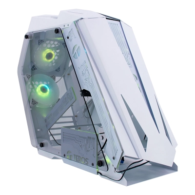 Case Gamer Teros Te-1316G, Mid Tower, Usb 3.0 / Usb 2.0, Audio, Ventilador Argb, Blanco