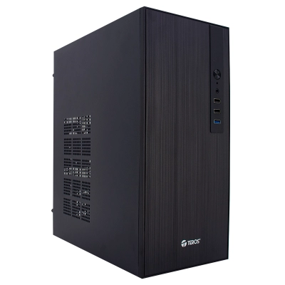 Case Teros Te-1034S, Mini Tower Atx, 250 W, Usb 3.0 / 2.0, Audio Hd, Negro