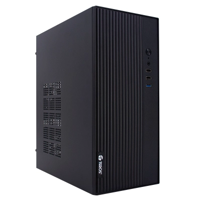 Case Teros Te-1035S, Mini Tower Atx, 250 W, Usb 3.0 / 2.0, Audio Hd, Negro
