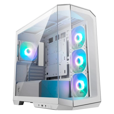Case Msi Mag Pano M100R Pz / White, Micro-Atx Tower