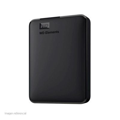 Disco Duro Externo Western Digital Elements Portable, 4 Tb, Usb 3.0, Negro.