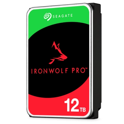 Disco Duro Seagate Ironwolf Pro Nas St12000Nt001 12Tb Sata 6Gb/S 7200Rpm, 256Mb Cache 3.5"