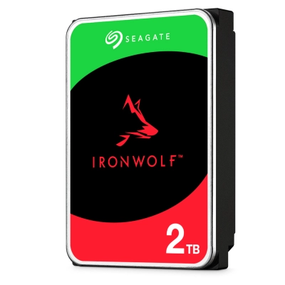Disco Duro Seagate Ironwolf Nas St2000Vn003, 2Tb, Sata 6Gb/S, 5400Rpm, 256Mb Cache, 3.5"