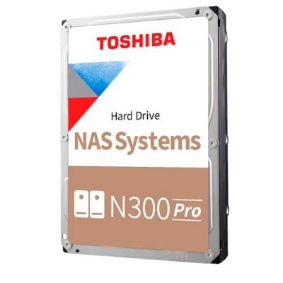 Disco Duro Toshiba N300 Pro Nas, 20Tb, Sata 6.0Gb/S, 7200Rpm, 512Mb Cache, 3.5".