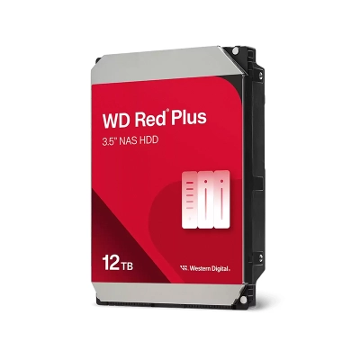 Disco Duro Western Digital Red Plus Nas Wd120Efgx, 12Tb, Sata, 7200Rpm, 3.5", Cache 512Mb