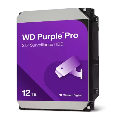 Disco Duro Western Digital Wd Purple Pro 12Tb, Sata, 512Mb Cache, 7200 Rpm, 3.5".