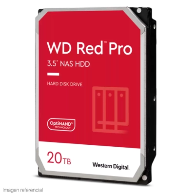 Disco Duro Western Digital Red Pro Nas, Wd201Kfgx, 20Tb, Sata, 7200Rpm, 3.5", Cache 512Mb.