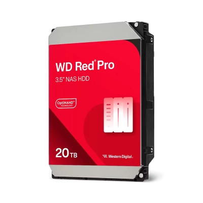 Disco Duro Western Digital Red Pro Wd202Kfgx, 20Tb, Sata, 3.5" 7200Rpm, Cache 512Mb, Cmr