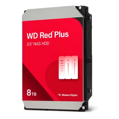 Disco Duro Western Digital Red Plus Nas, Wd80Efpx 8Tb Sata 6Gb/S 5640Rpm 3.5" 256Mb Caché