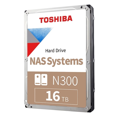 Disco Duro Toshiba N300 16Tb, Sata 6.0Gb/S, Nas, 512Mb Cache, 7200Rpm, 3.5"