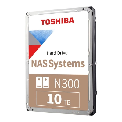 Disco Duro Toshiba Nas N300, 10Tb Sata 6.0Gb/S, 7200Rpm, 512Mb Cache, 3.5".