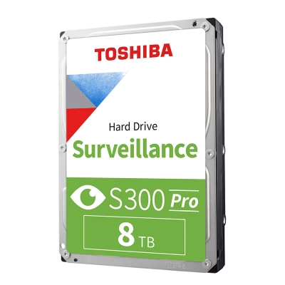 Disco Duro Toshiba Surveillance S300 Pro, 8Tb Sata 6.0Gb/S, 7200Rpm, 512Mb Cache, 3.5".