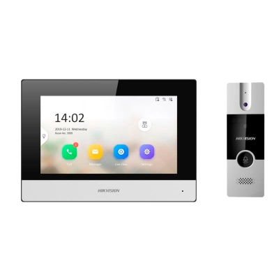 Kit De Intercomunicador Hibrido Hikvision (Ds-Kis302-P)