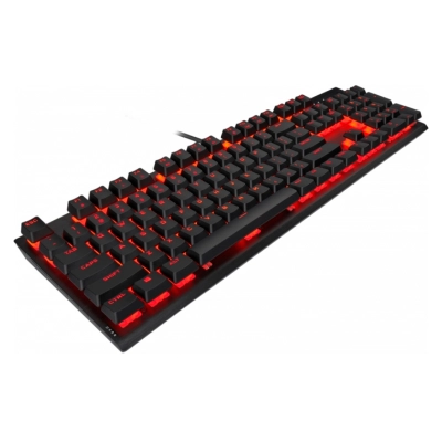 Teclado Mecánico Para Juegos K60 Pro - Led Rojo. Interruptores 100% - Cherry Mv - Negro