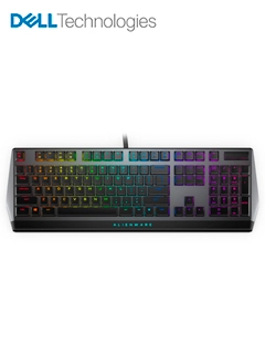 Teclado Gaming Alienware Aw510K, Usb, Iluminacion Rgb Por Tecla, Color Negro/Gris